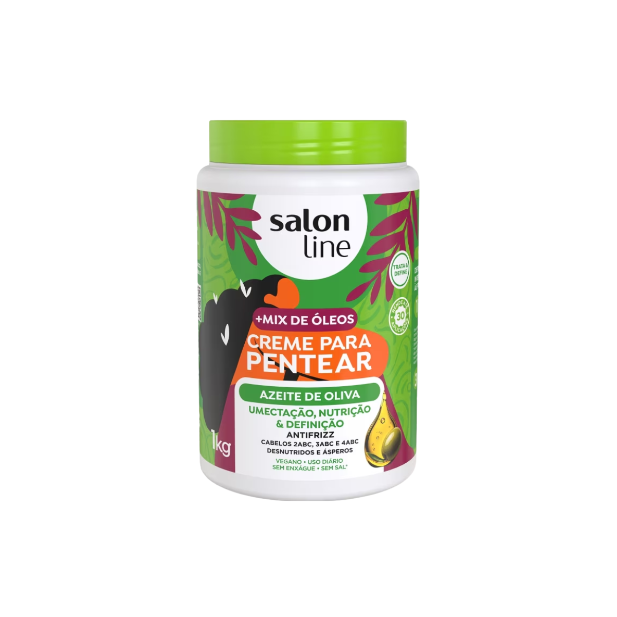 Creme de Pentear Salon Line Azeite de Oliva 1 Kg