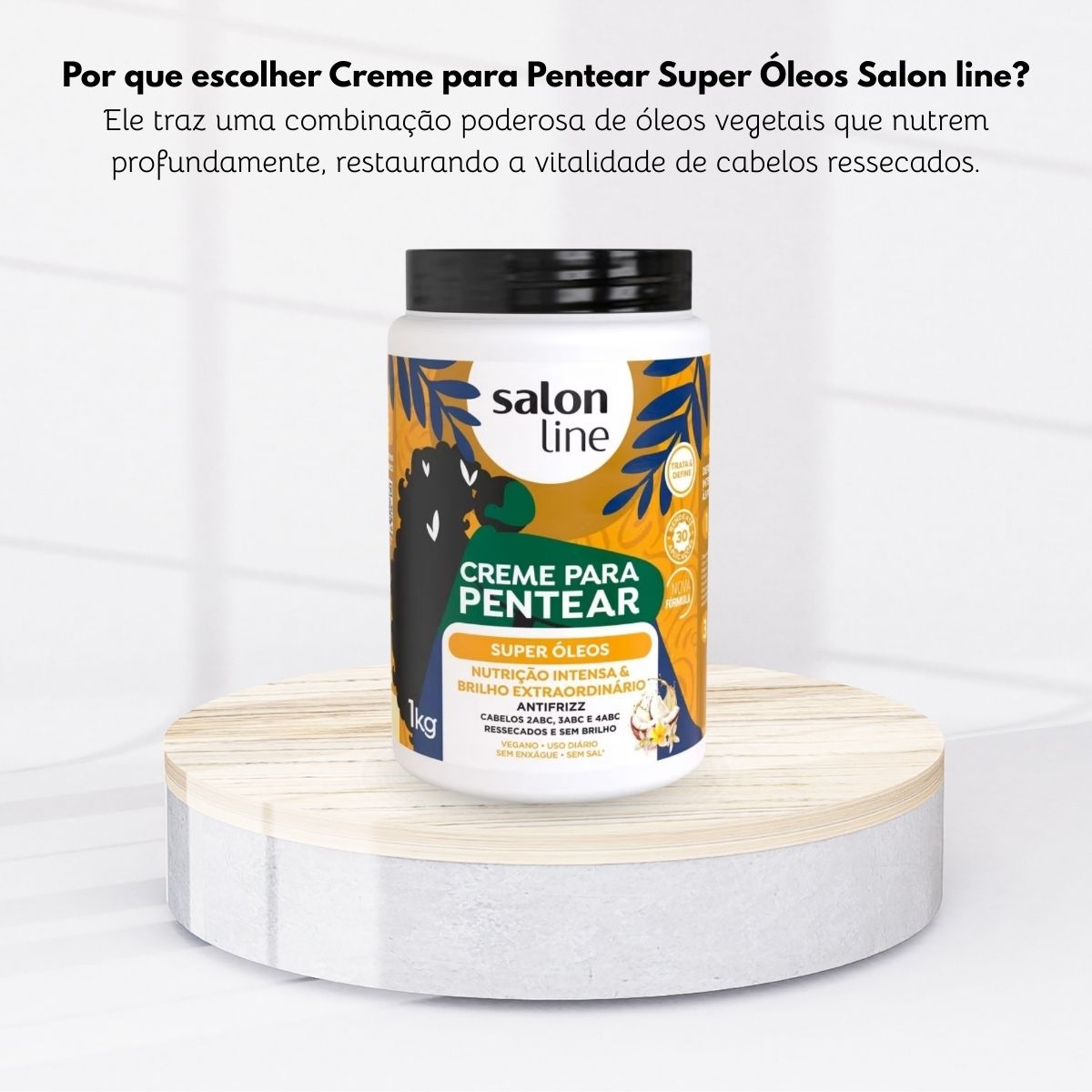 Creme de Pentear Salon Line Super Oleos 1 Kg