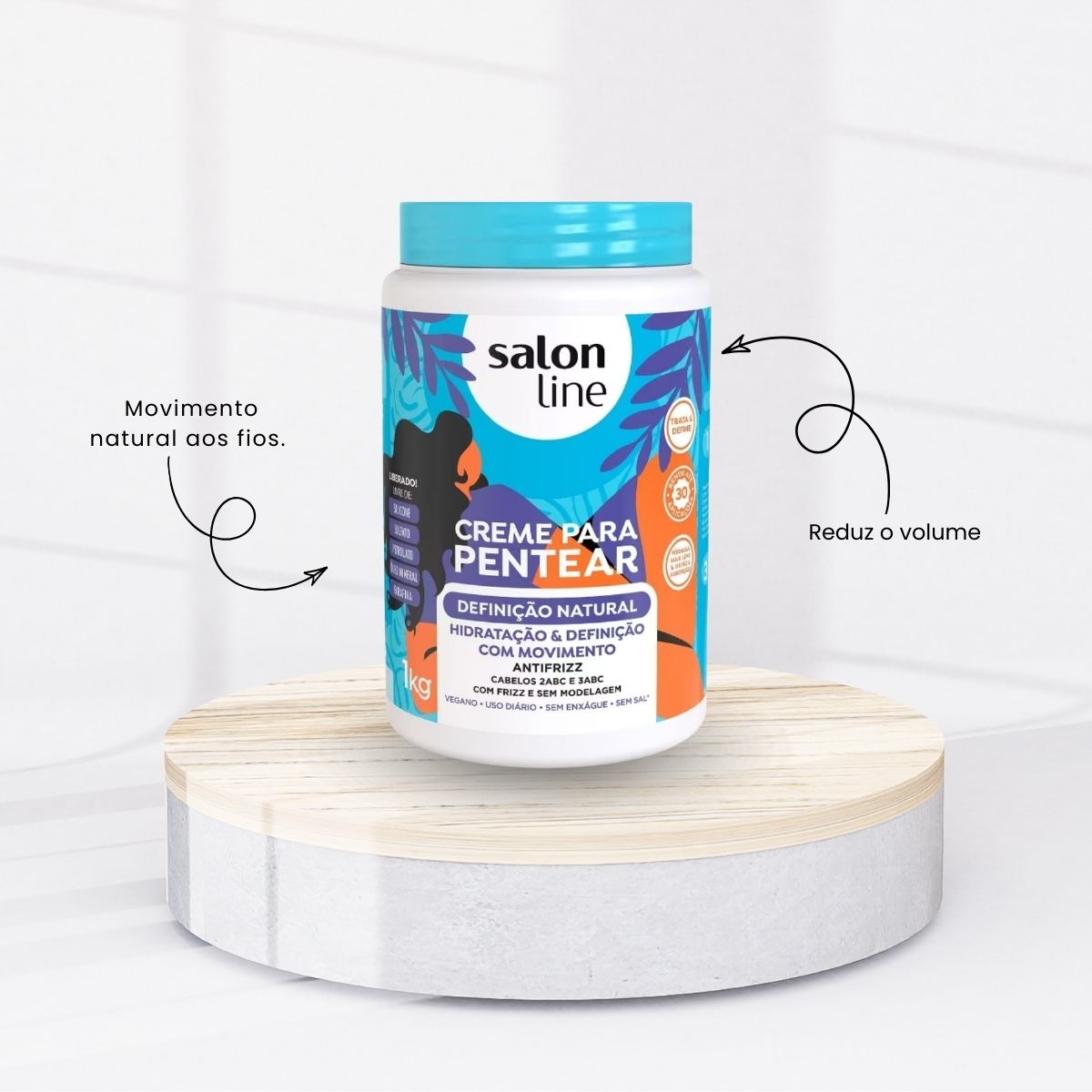 Creme de Pentear Salon Line Definição Natural 1 Kg