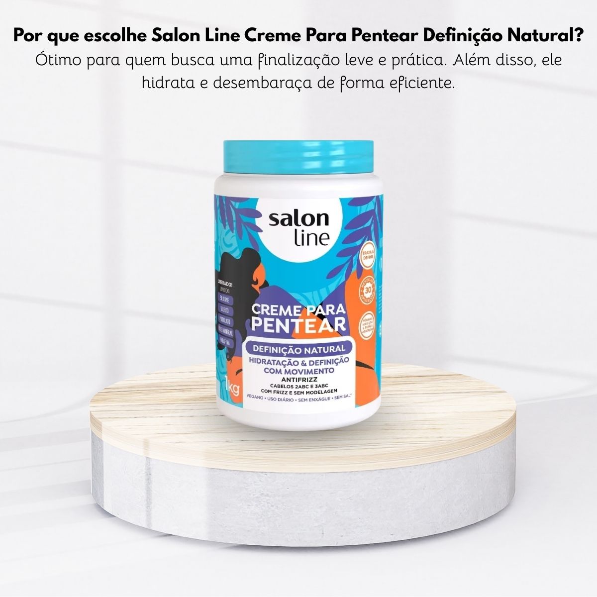 Creme de Pentear Salon Line Definição Natural 1 Kg