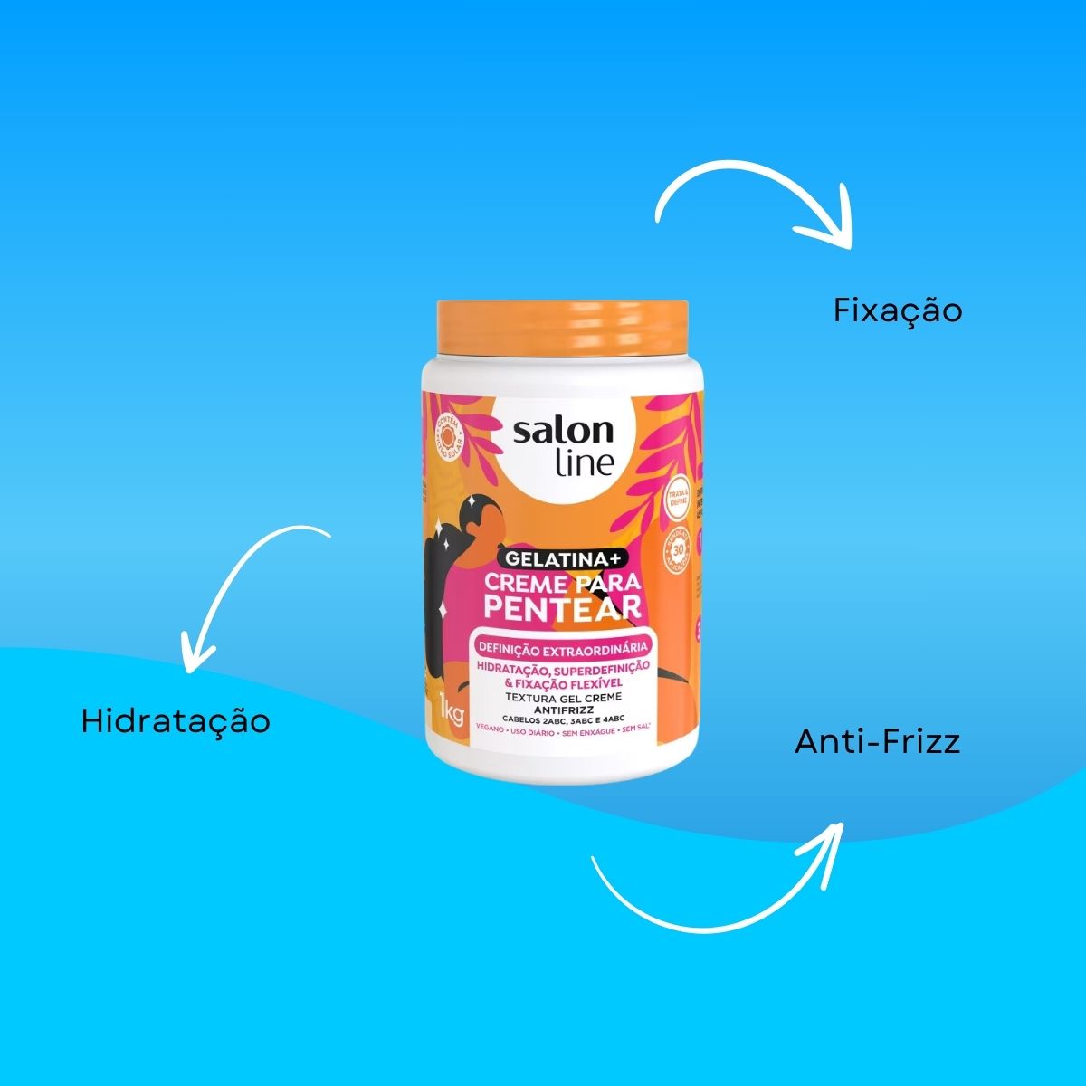 Creme de Pentear Salon Line Definição Extraordinária 1 Kg