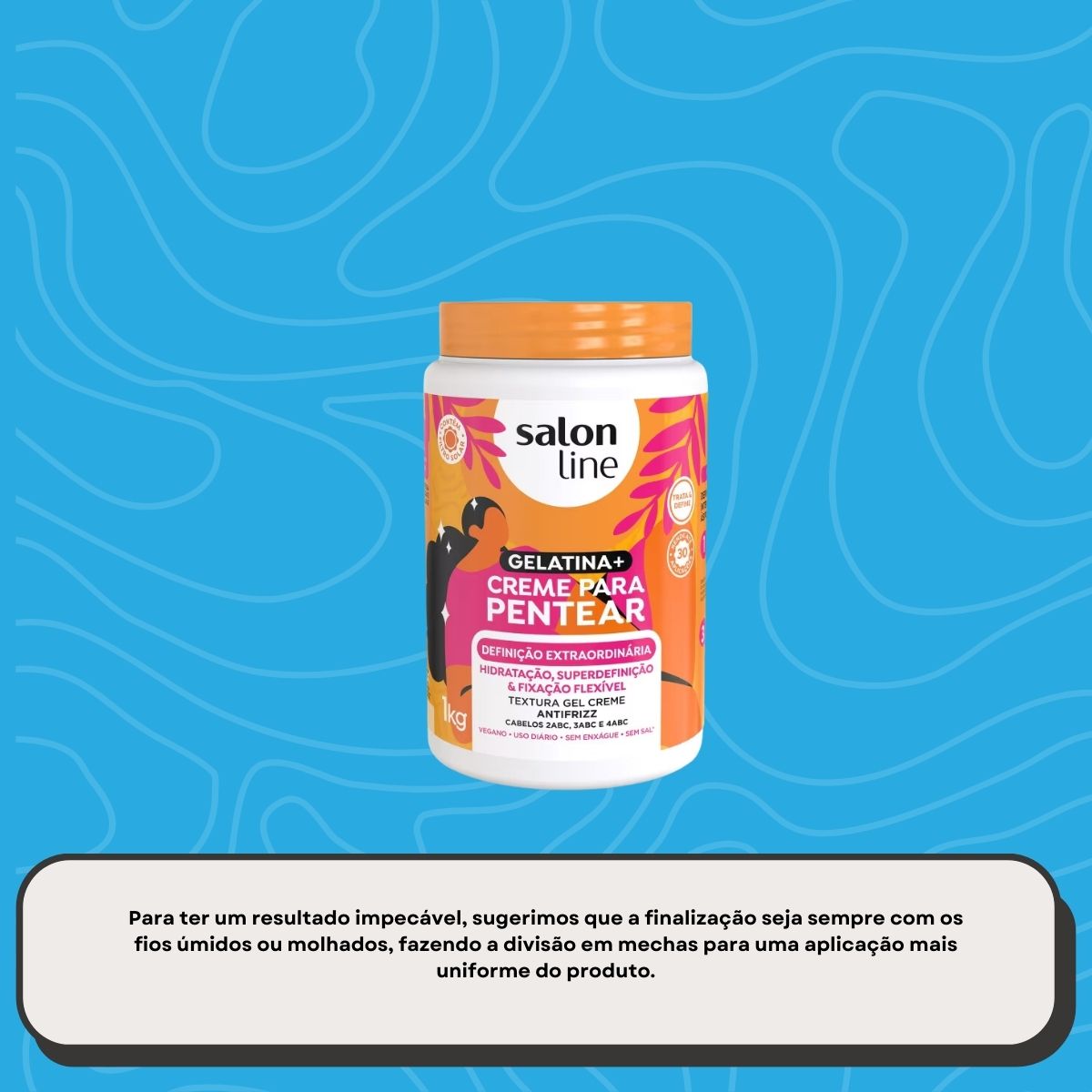 Creme de Pentear Salon Line Definição Extraordinária 1 Kg