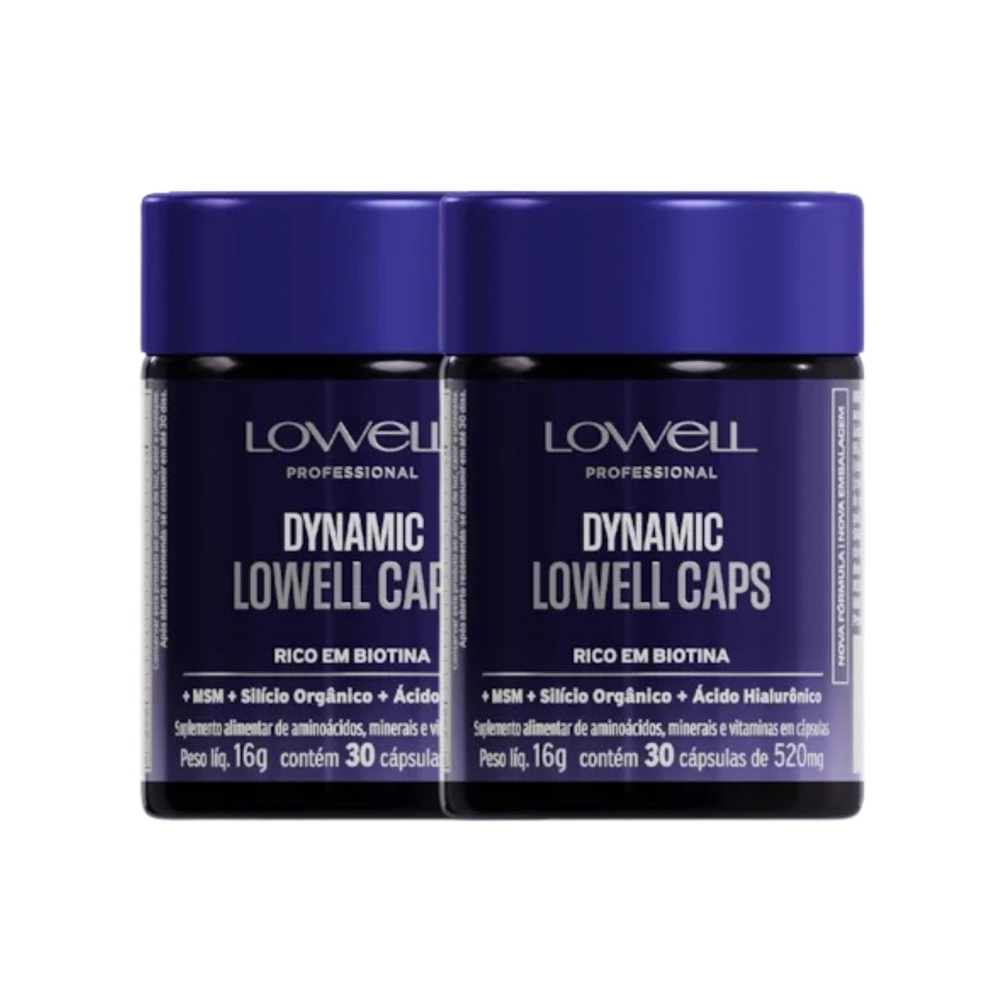 Kit Lowell Dynamic 2 Suplemento 30 Cápsulas
