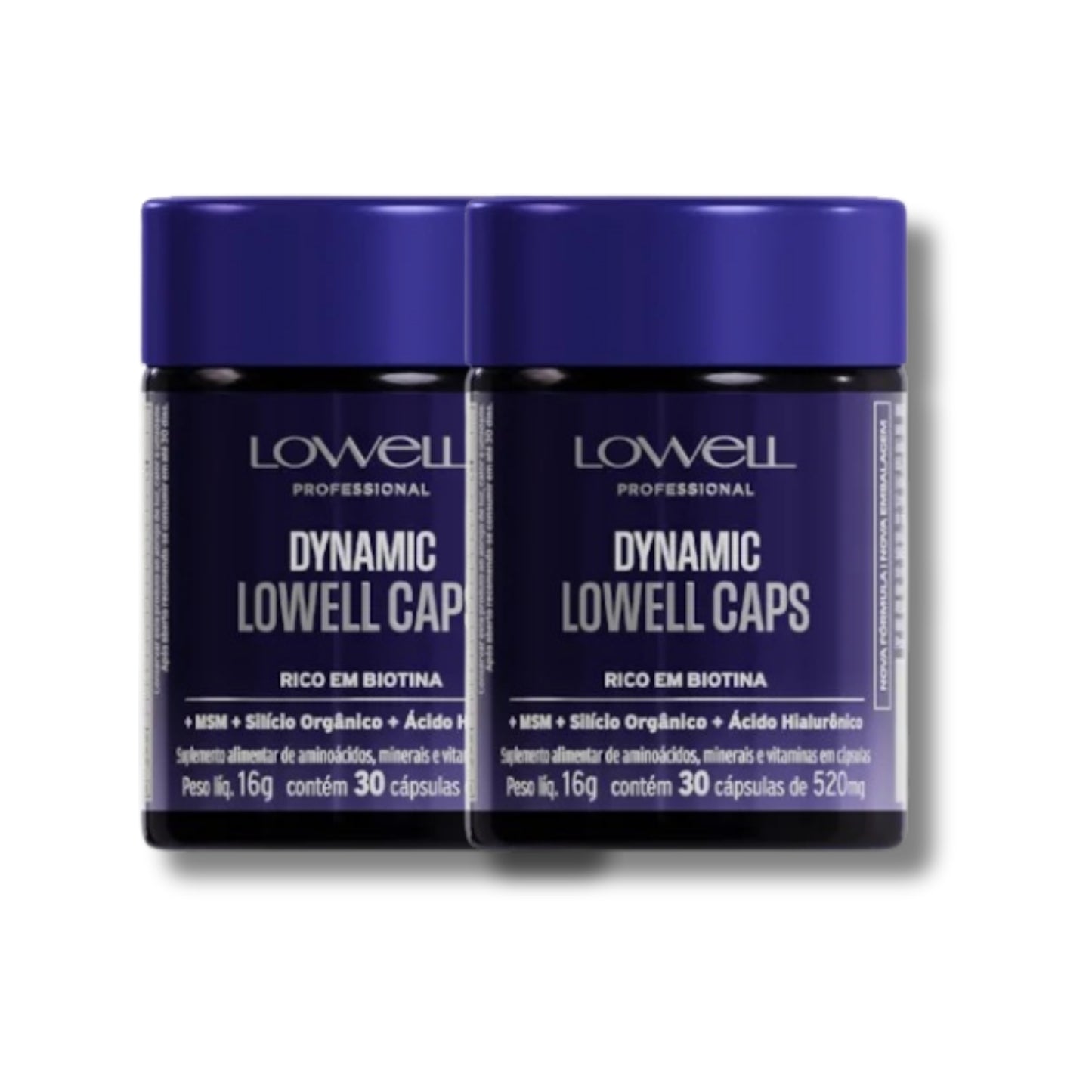 Kit Lowell Dynamic 2 Suplemento 30 Cápsulas