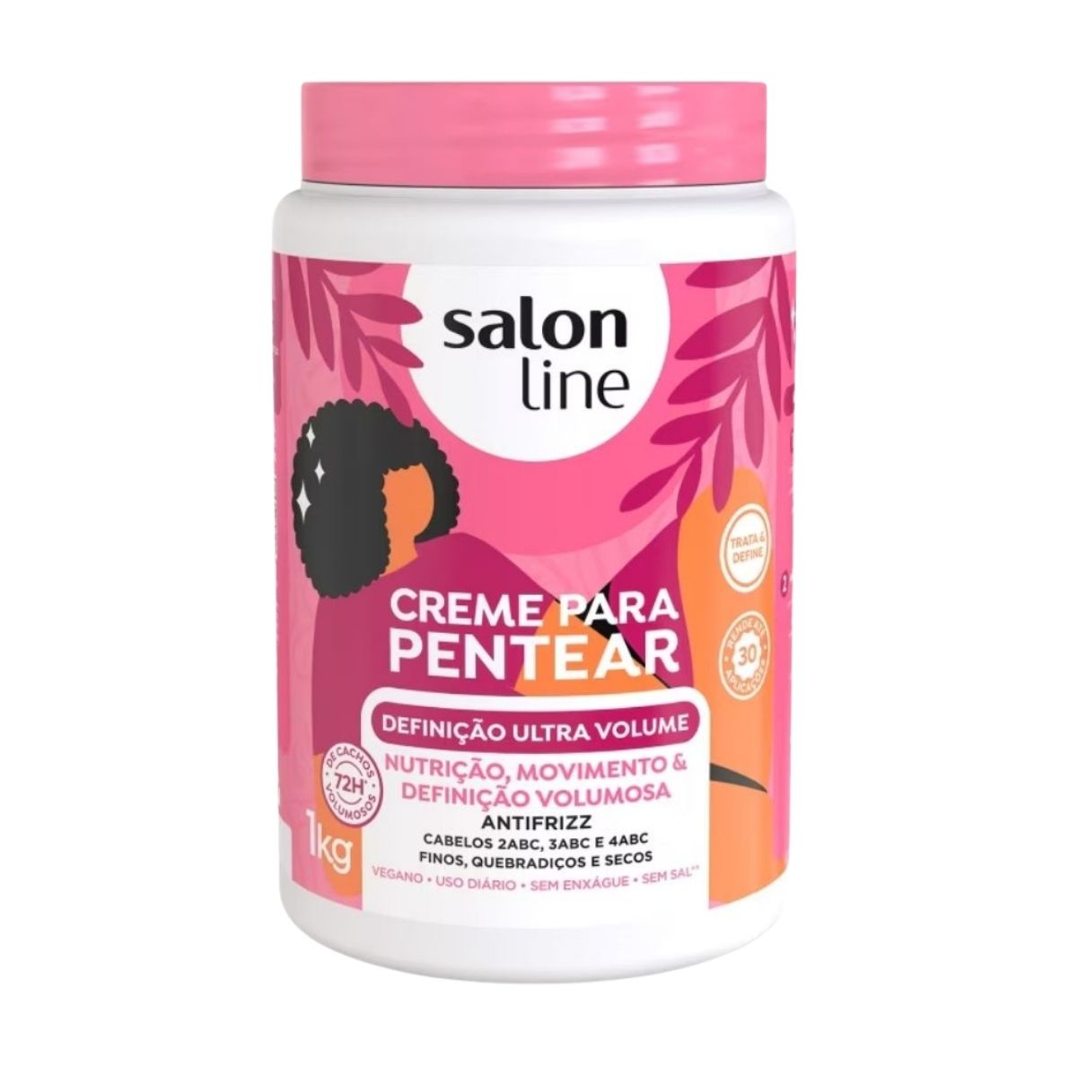 Creme de Pentear Salon Line Definição Ultra Volume 1 Kg