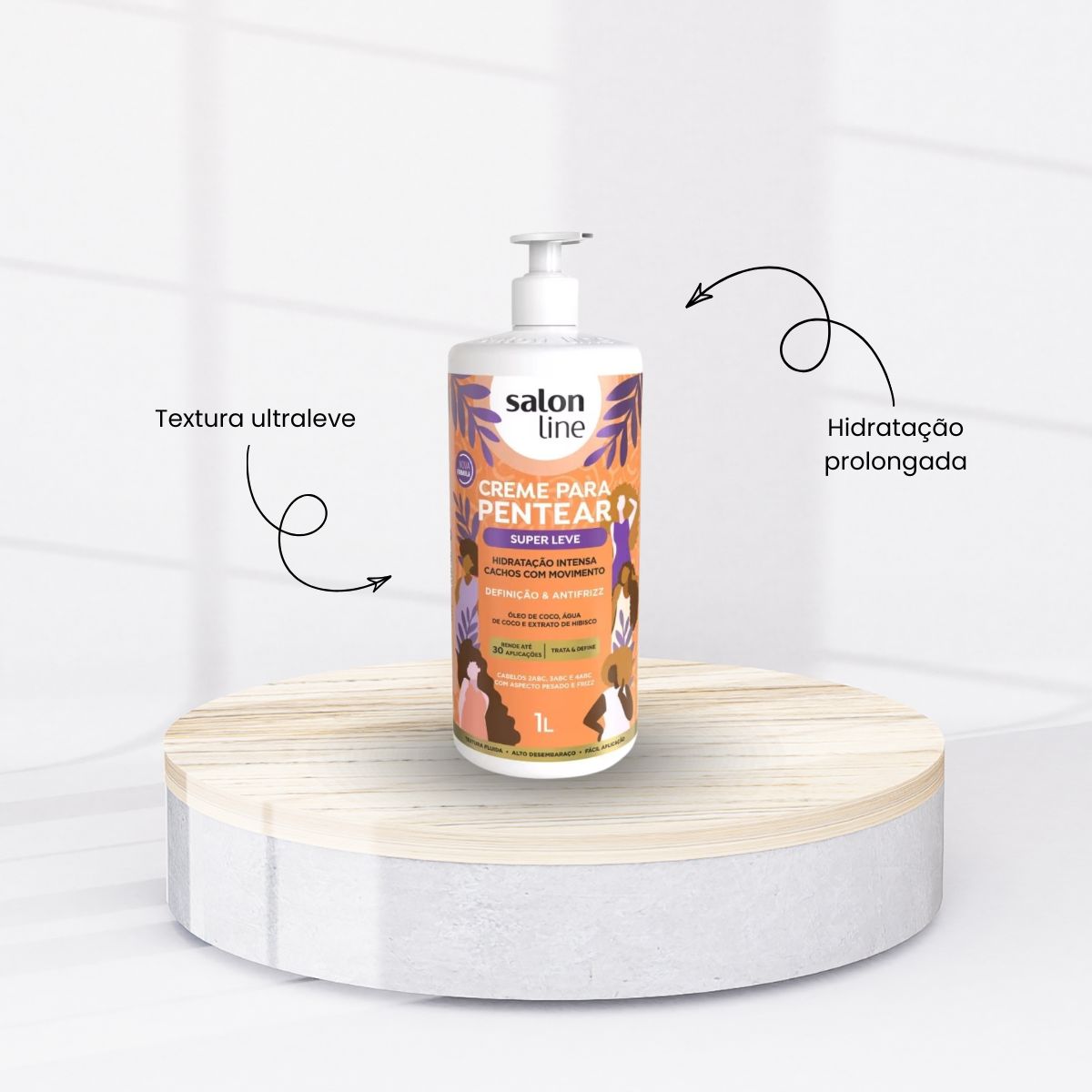 Creme de Pentear Salon Line Super Leve 1 Litro