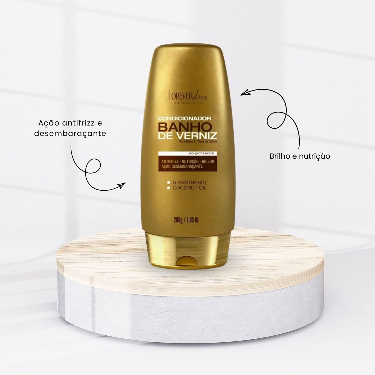 Condicionador Forever Liss Banho de Verniz 200 g