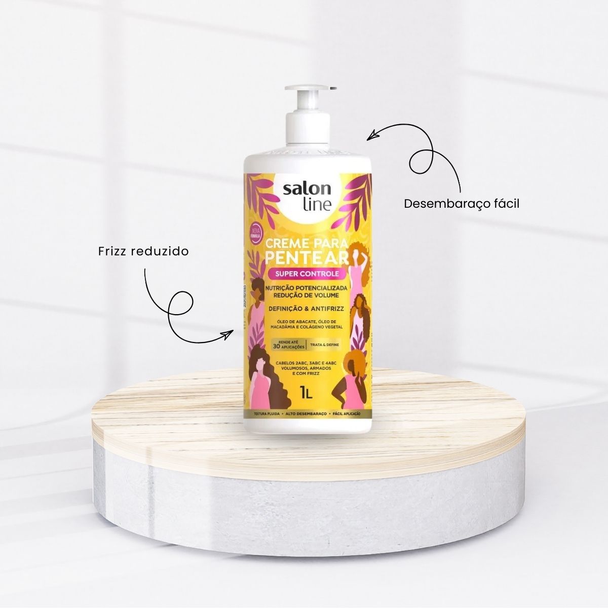 Creme de Pentear Salon Line Super Controle 1 Litro