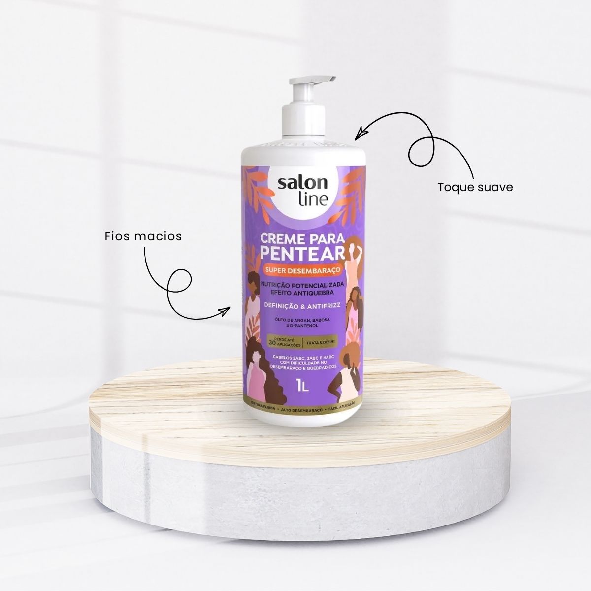 Creme de Pentear Salon Line Super Desembaraço 1 Litro