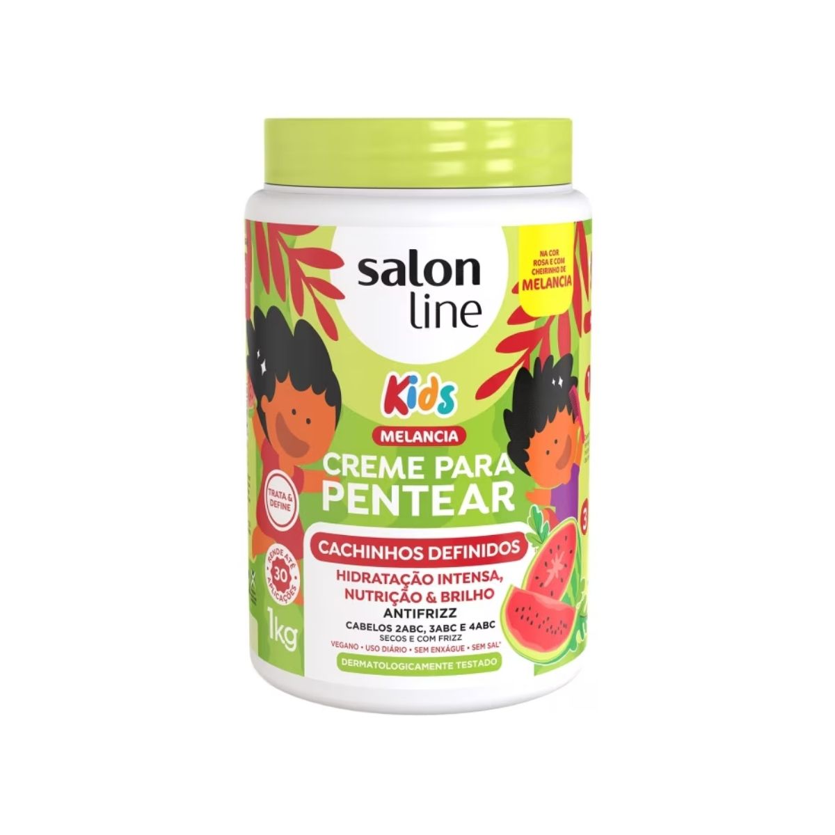 Creme de Pentear Salon Line Cachinhos Definidos Kids 1 Kg