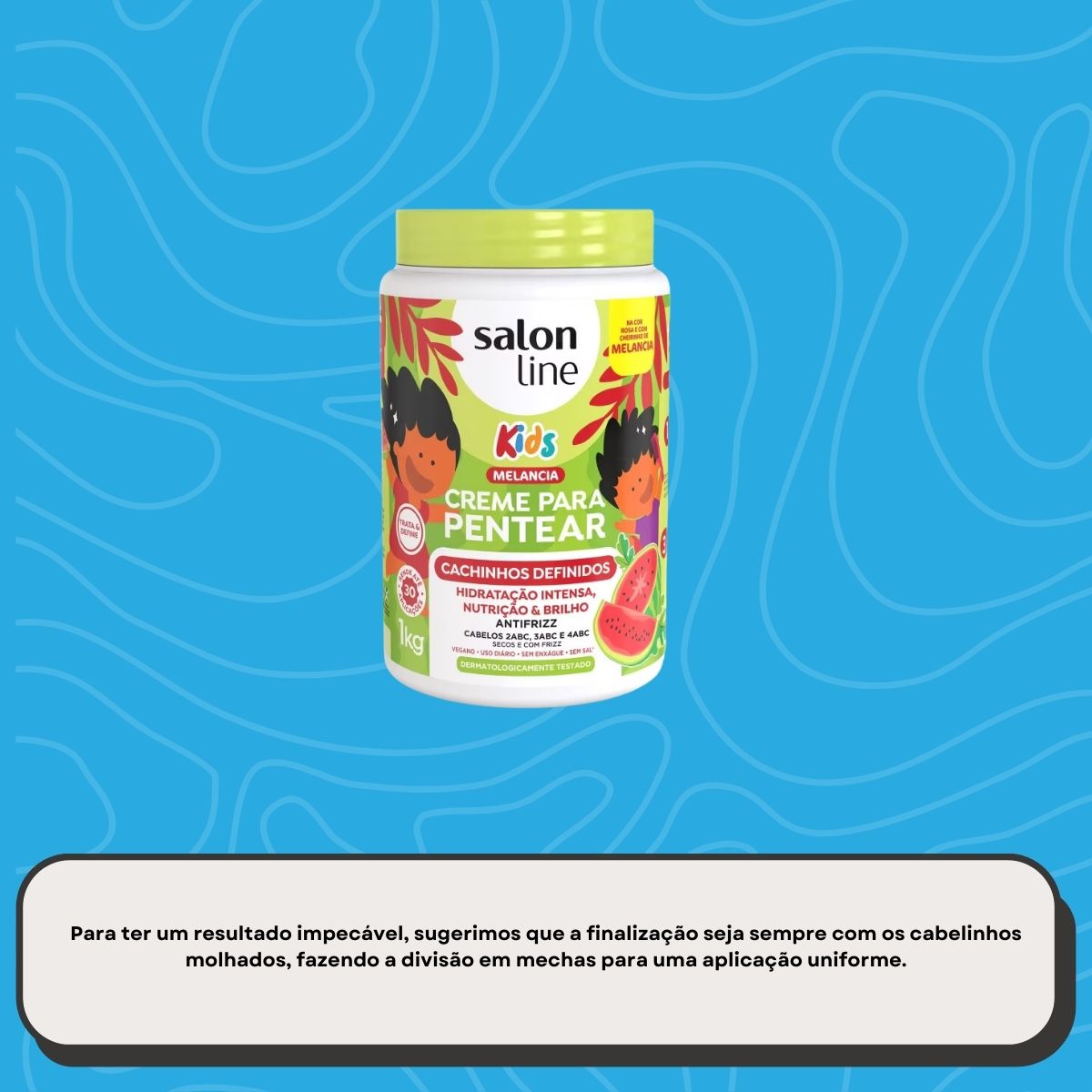 Creme de Pentear Salon Line Cachinhos Definidos Kids 1 Kg