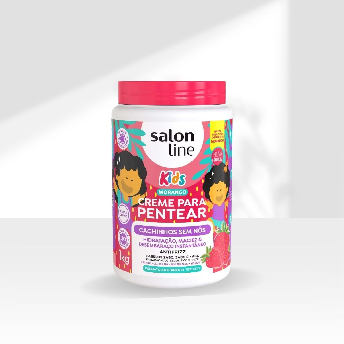 Creme de Pentear Salon Line Cachinhos Sem Nós Kids 1 Kg