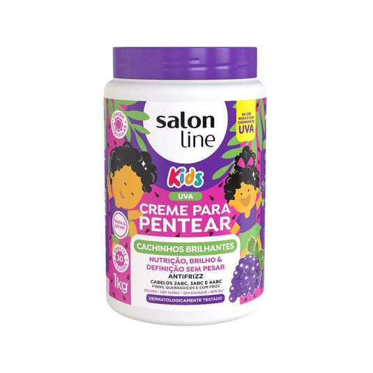 Creme de Pentear Salon Line Cachinhos Brilhantes Kids 1 Kg
