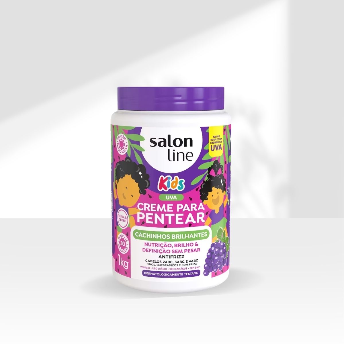 Creme de Pentear Salon Line Cachinhos Brilhantes Kids 1 Kg