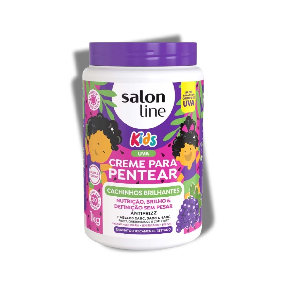 Creme de Pentear Salon Line Cachinhos Brilhantes Kids 1 Kg