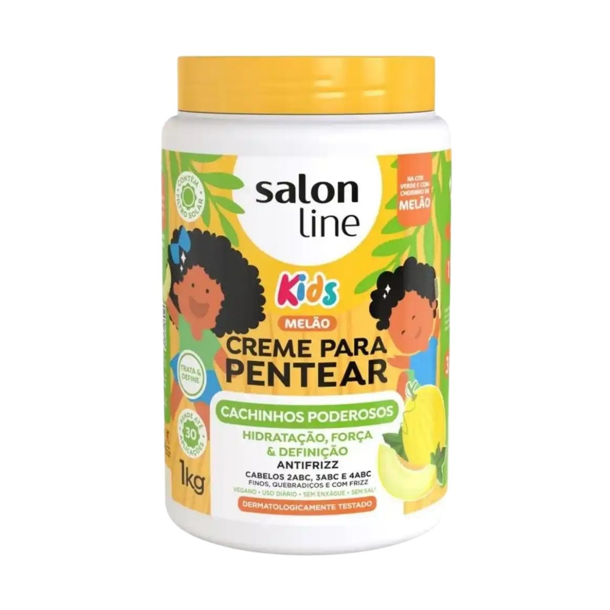 Creme de Pentear Salon Line Cachinhos Poderosos Kids 1 Kg
