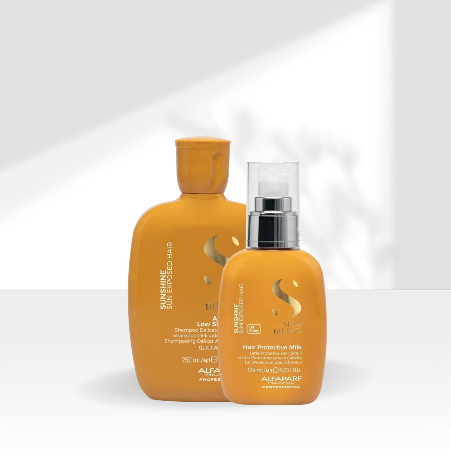 Kit Alfaparf Semi Di Lino Sunshine Shampoo e Leave-in