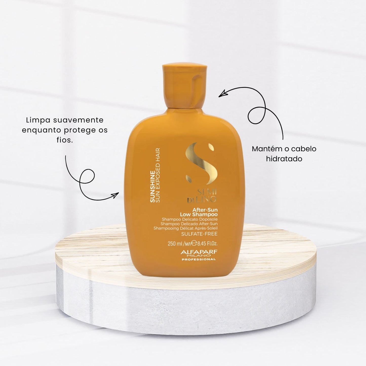 Kit Alfaparf Semi Di Lino Sunshine 3 Shampoo 250 ml