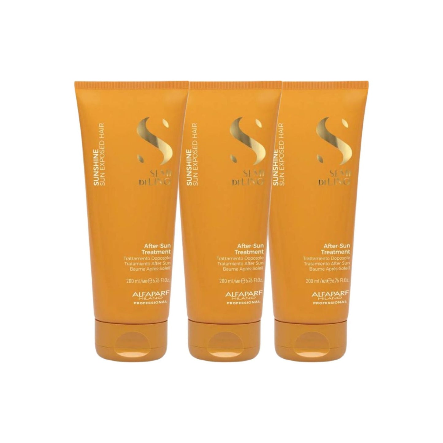 Kit Alfaparf Semi Di Lino Sunshine 3 Máscaras 200 ml