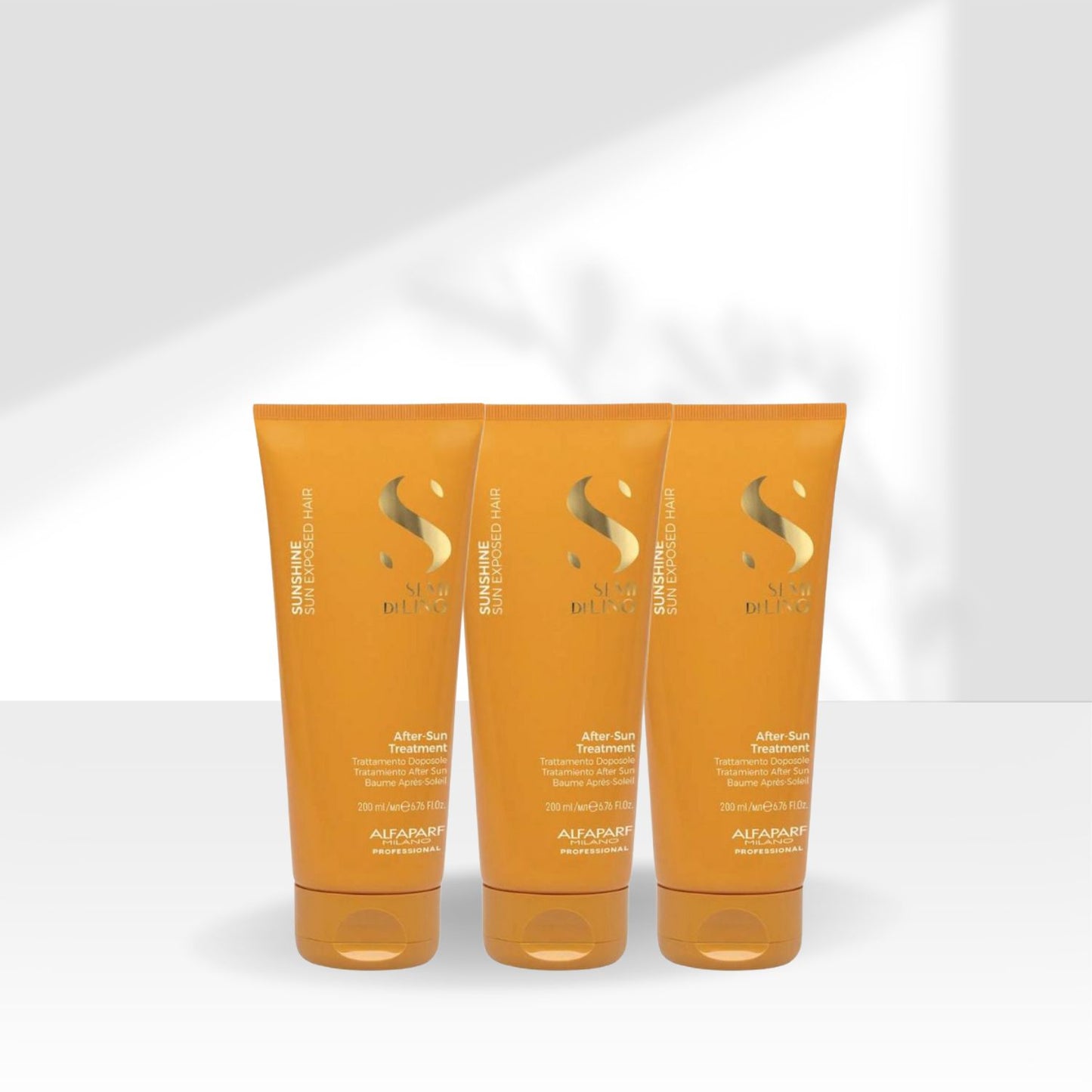 Kit Alfaparf Semi Di Lino Sunshine 3 Máscaras 200 ml