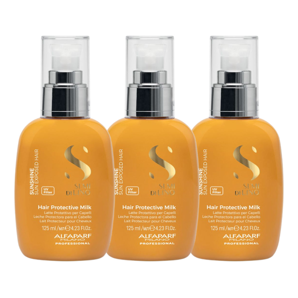 Kit Alfaparf Semi Di Lino Sunshine 3 Leave-in 125 ml