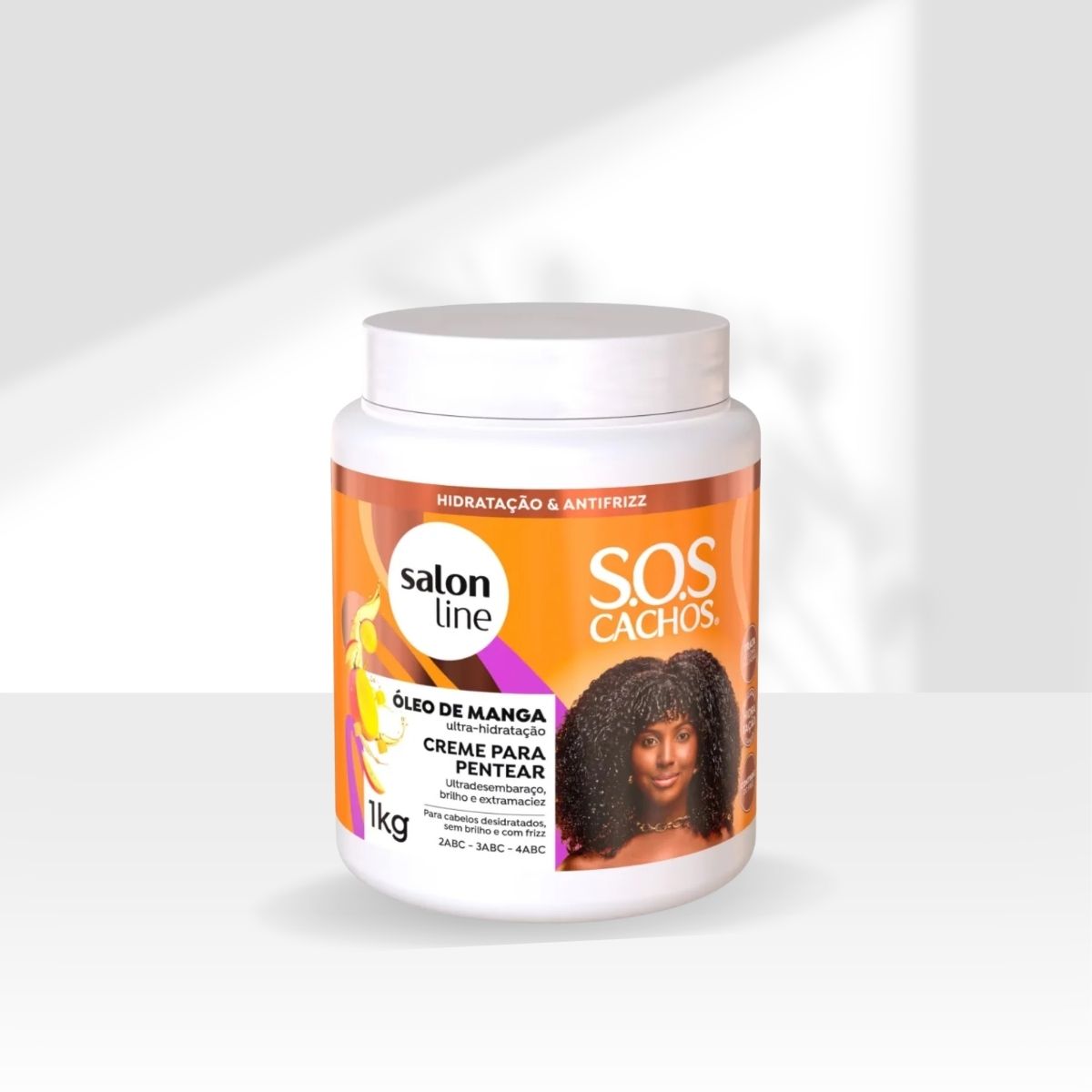 Creme de Pentear Salon Line SOS Cachos Oleo de Manga para Cabelo Cacheado 1 Kg