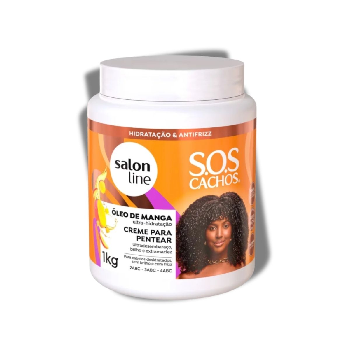 Creme de Pentear Salon Line SOS Cachos Oleo de Manga para Cabelo Cacheado 1 Kg