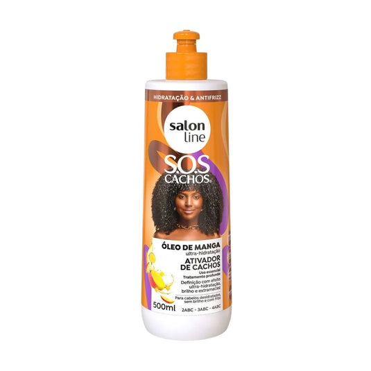 Ativador de Cachos Salon Line SOS Cachos Oleo de Manga para Cabelo Cacheado 500 ml