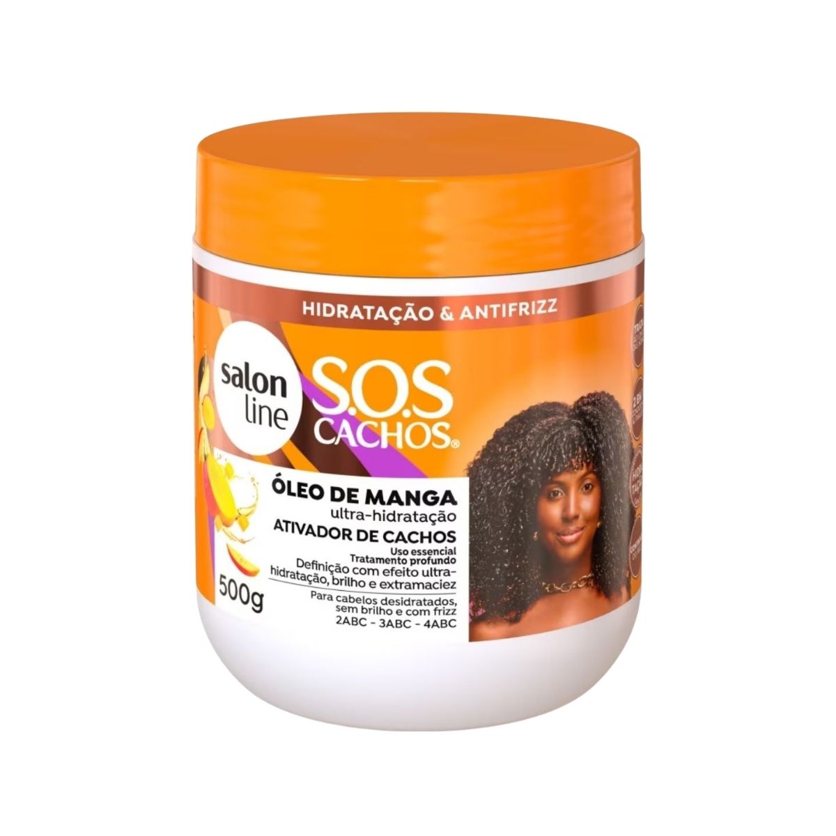 Ativador de Cachos Salon Line SOS Cachos Oleo de Manga 500 g para Cabelo Cacheado
