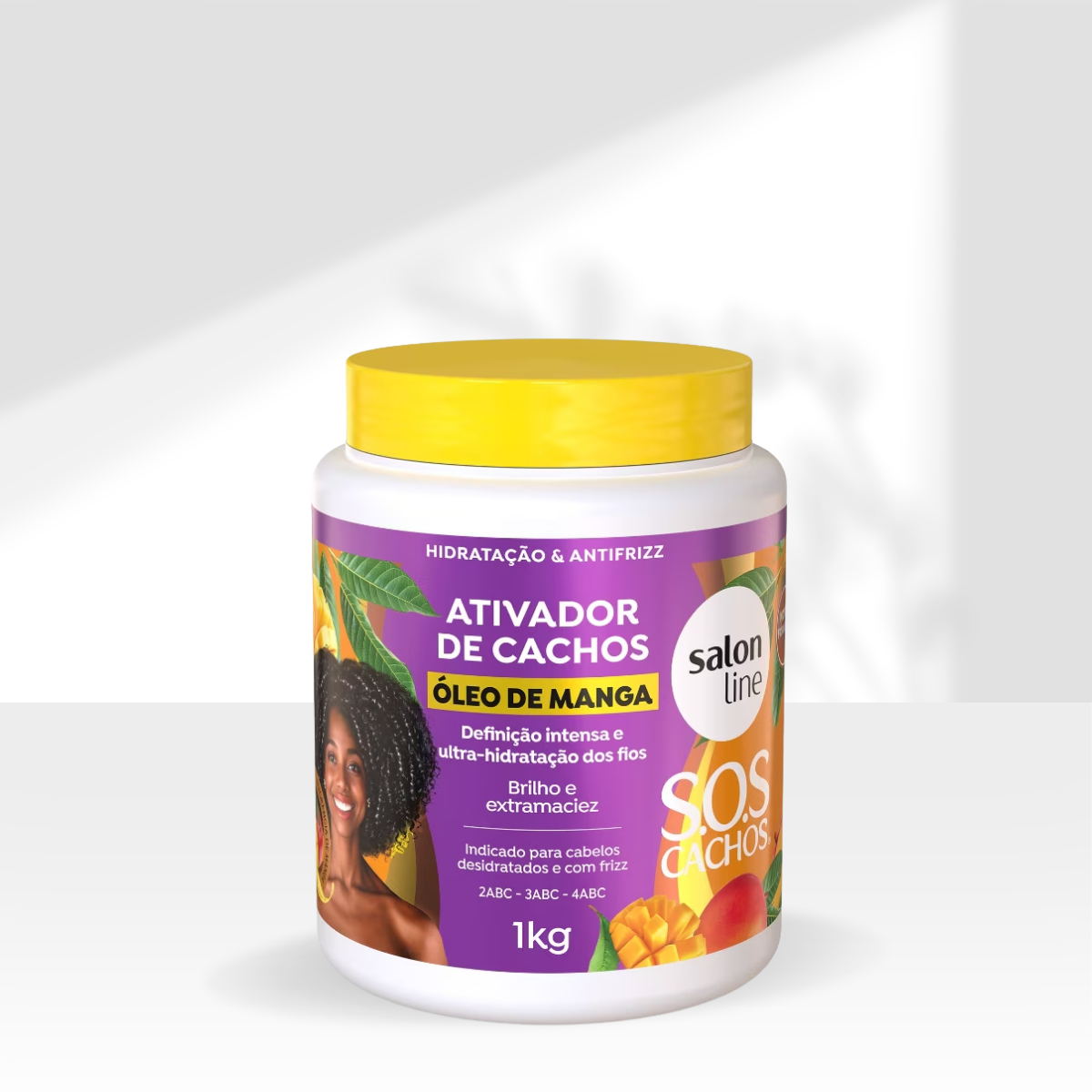 Creme de Pentear Salon Line SOS Cachos Oleo de Manga Ativador de Cachos para Cabelo Cacheado 1 Kg
