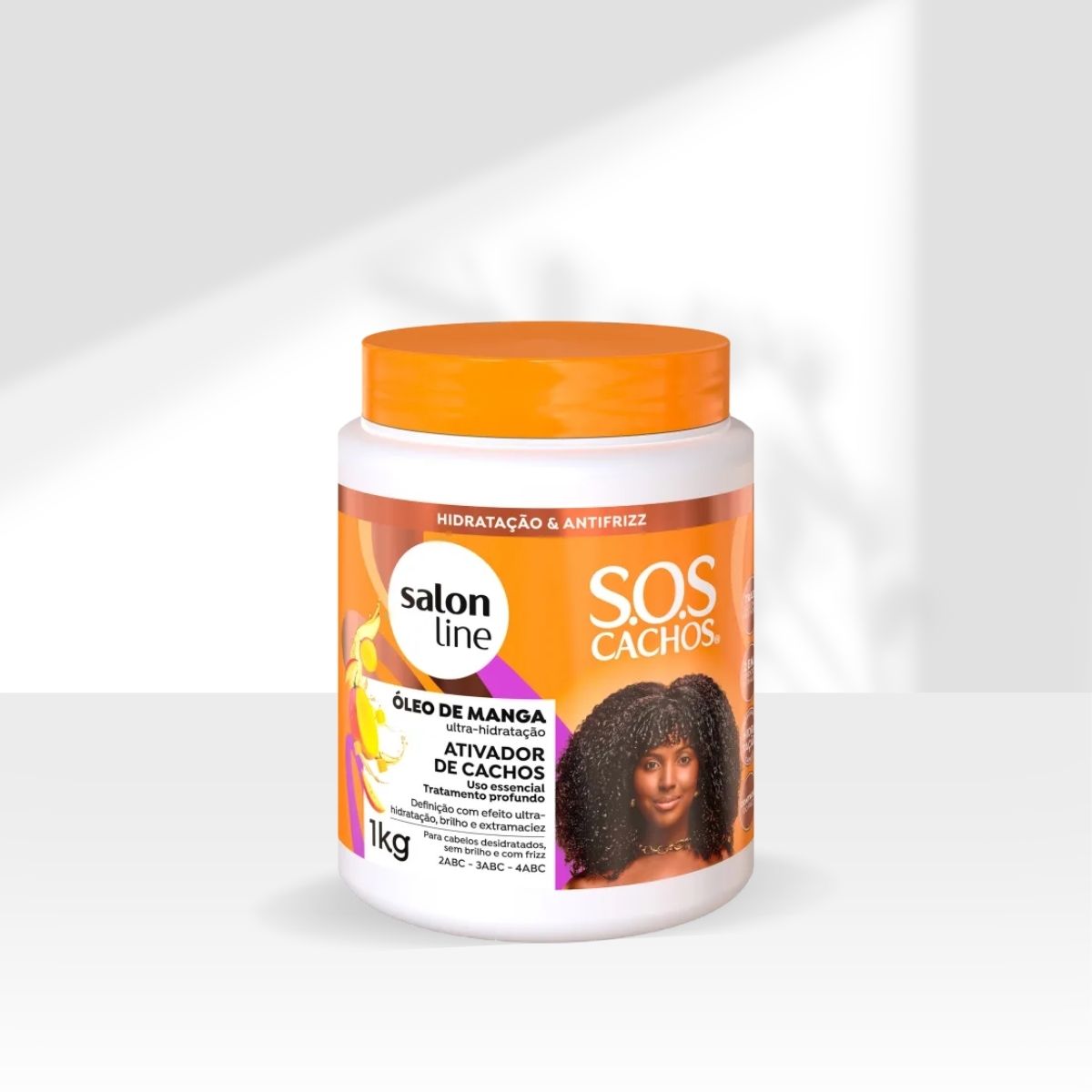 Creme de Pentear Salon Line SOS Cachos Oleo de Manga Ativador de Cachos para Cabelo Cacheado 1 Kg