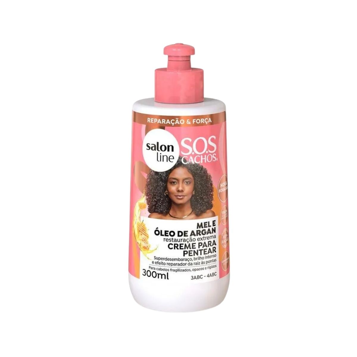 Creme de Pentear Salon Line SOS Cachos Oleo de Argan para Cabelo Cacheado 300 ml