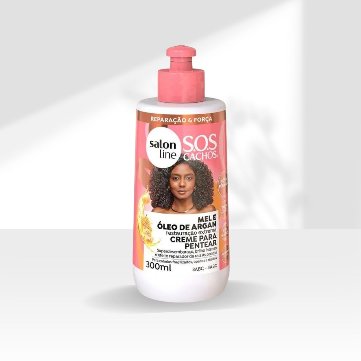 Creme de Pentear Salon Line SOS Cachos Oleo de Argan para Cabelo Cacheado 300 ml