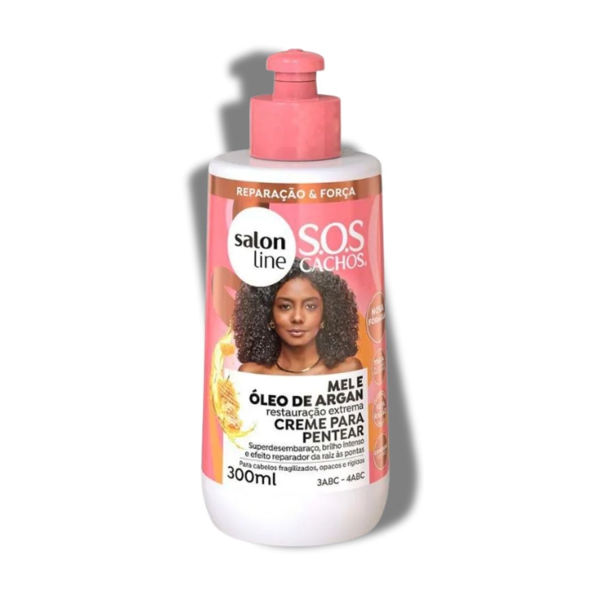 Creme de Pentear Salon Line SOS Cachos Oleo de Argan para Cabelo Cacheado 300 ml