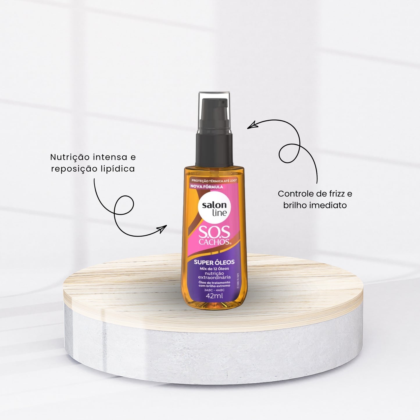 Óleo Salon Line SOS Cachos Super Óleos Capilar 42 ml