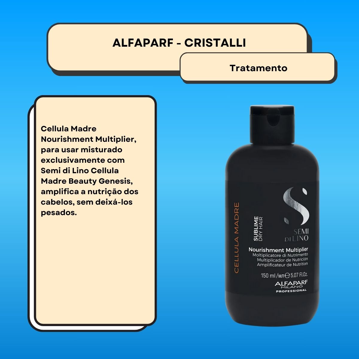 Alfaparf Semi Di Lino Cellula Madre Nourishment 150 ml