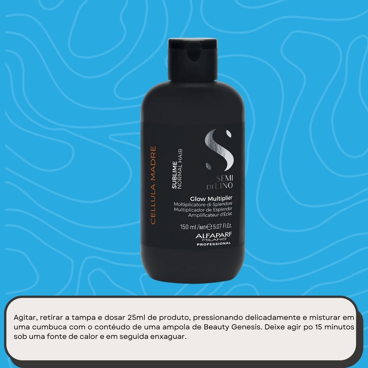 Alfaparf Semi Di Lino Cellula Madre Glow Multiplier 150 ml