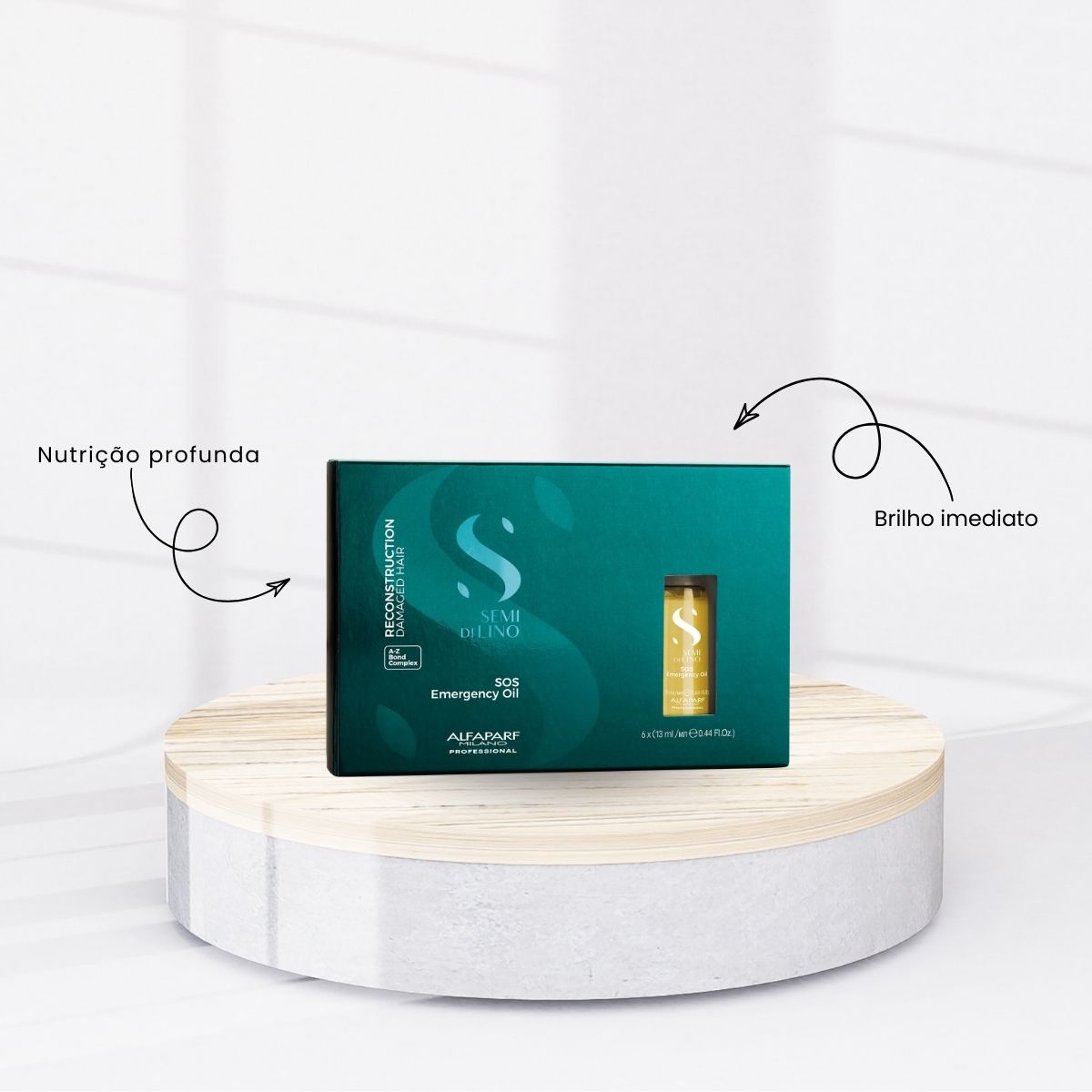 Kit Alfaparf Semi Di Lino Reconstruction SOS Emergency 6 x 13 ml
