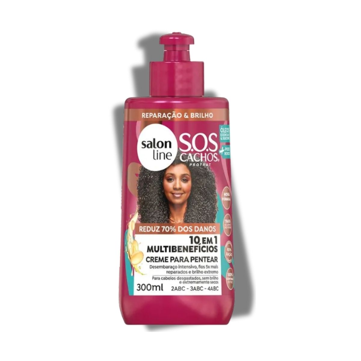 Creme de Pentear Salon Line SOS Cachos Multibenefícios Creme para Cabelo Cacheado 300 ml