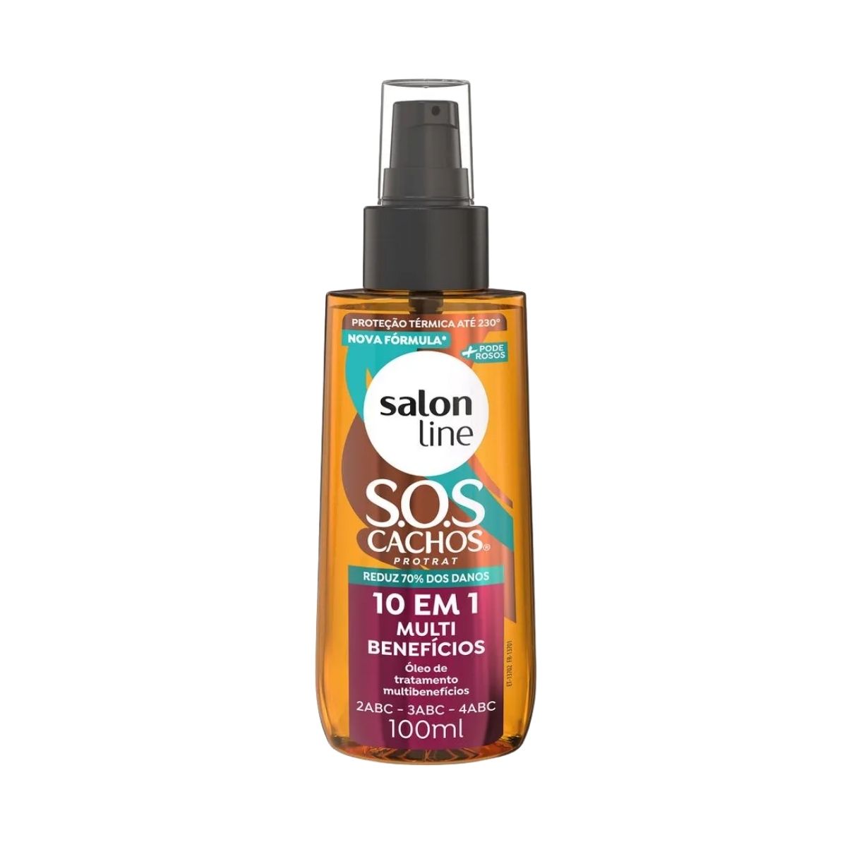 Oleo Salon Line SOS Cachos 10 em 1 Multibenefícios para Cabelo Cacheado 42 ml