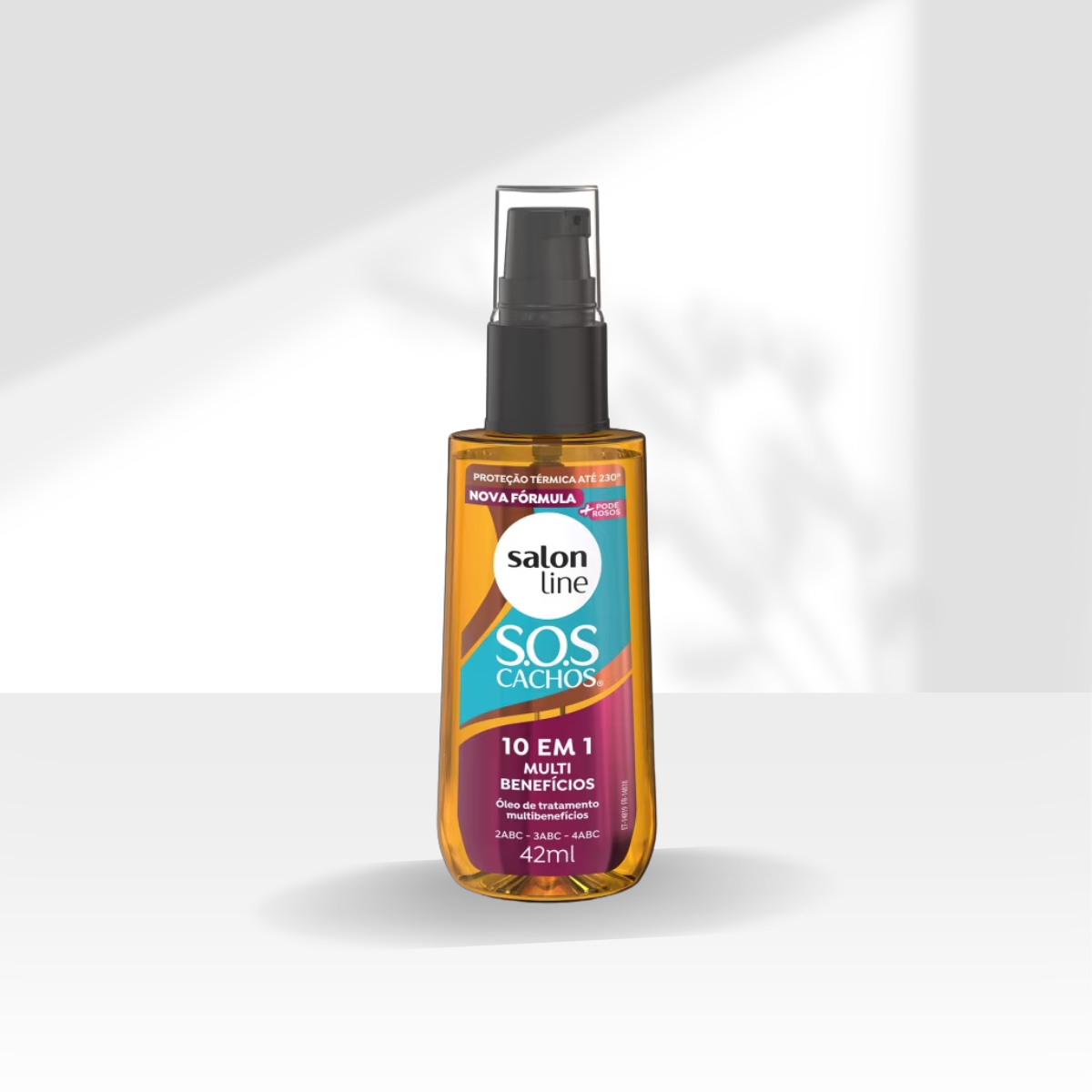 Oleo Salon Line SOS Cachos 10 em 1 Multibenefícios para Cabelo Cacheado 42 ml