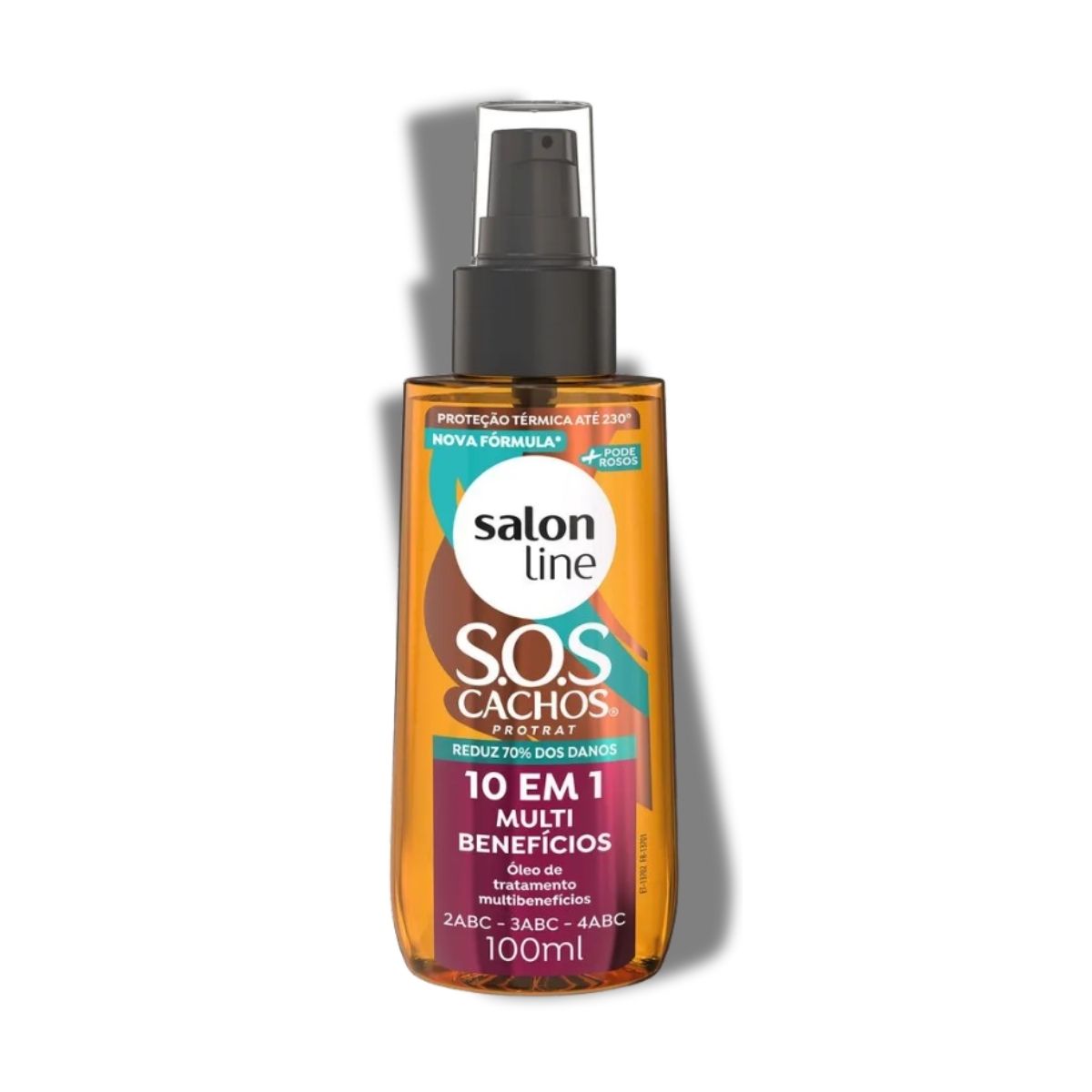 Oleo Salon Line SOS Cachos 10 em 1 Multibenefícios para Cabelo Cacheado 42 ml