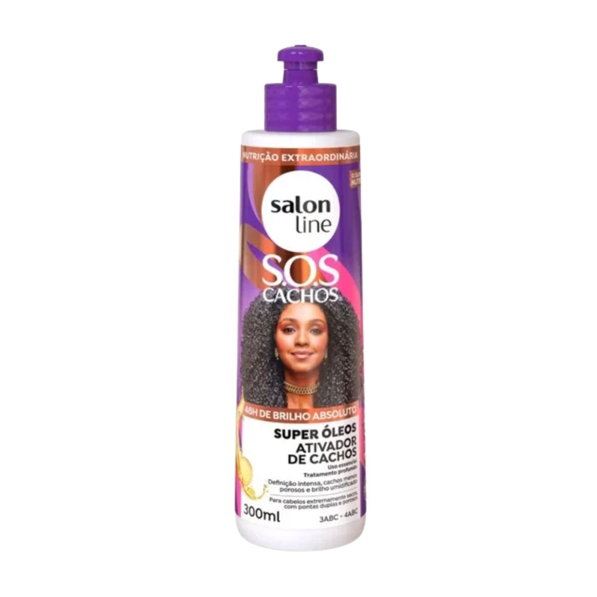 Ativador de Cachos Salon Line SOS Cachos Super Oleos para Cabelo Cacheado 300 ml