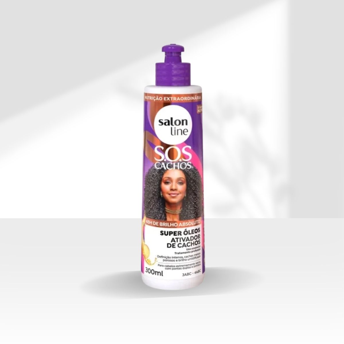 Ativador de Cachos Salon Line SOS Cachos Super Oleos para Cabelo Cacheado 300 ml
