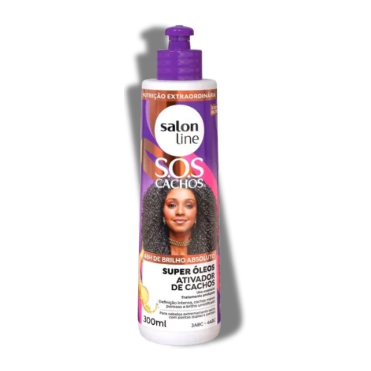 Ativador de Cachos Salon Line SOS Cachos Super Oleos para Cabelo Cacheado 300 ml