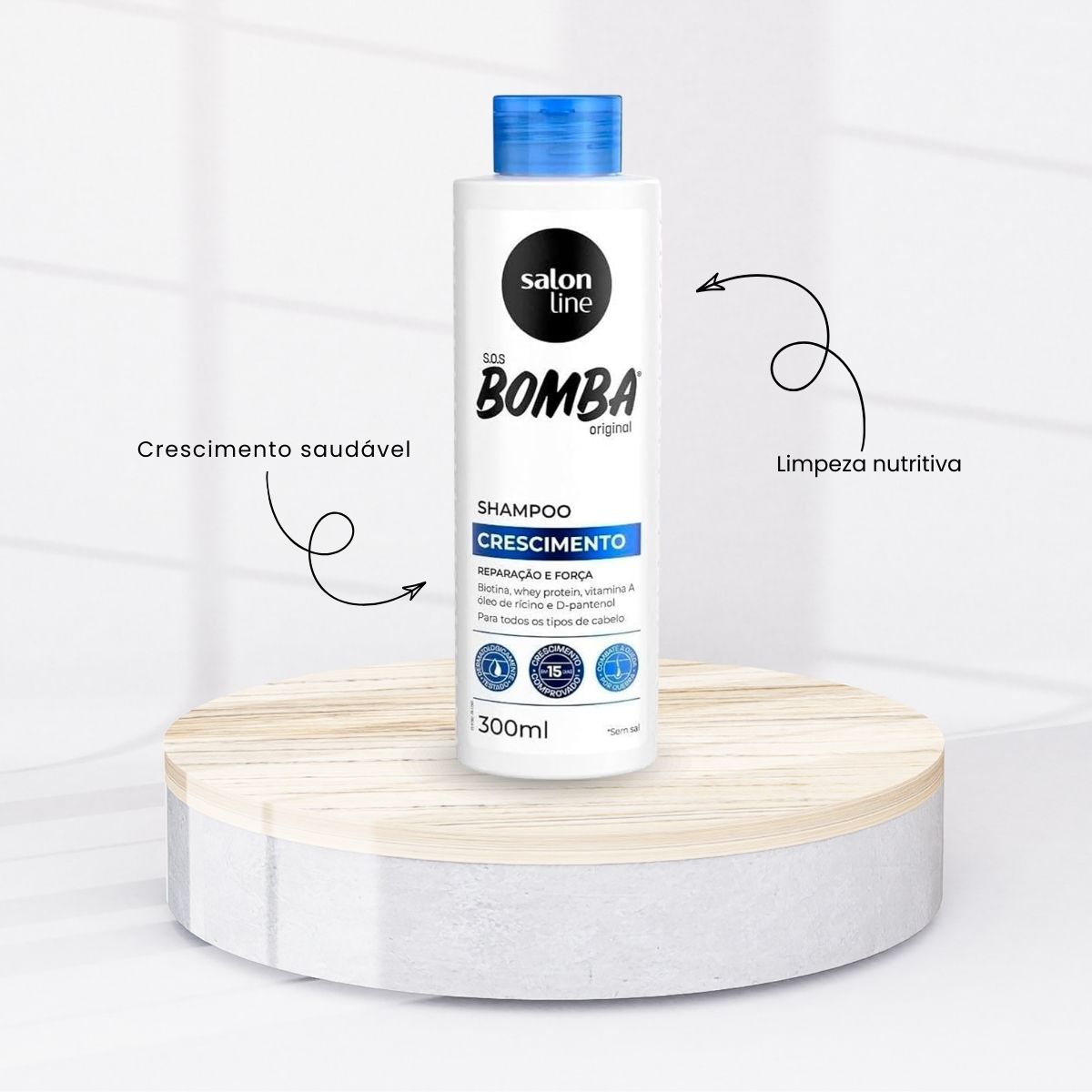 Shampoo Salon Line SOS Bomba Original 300 ml