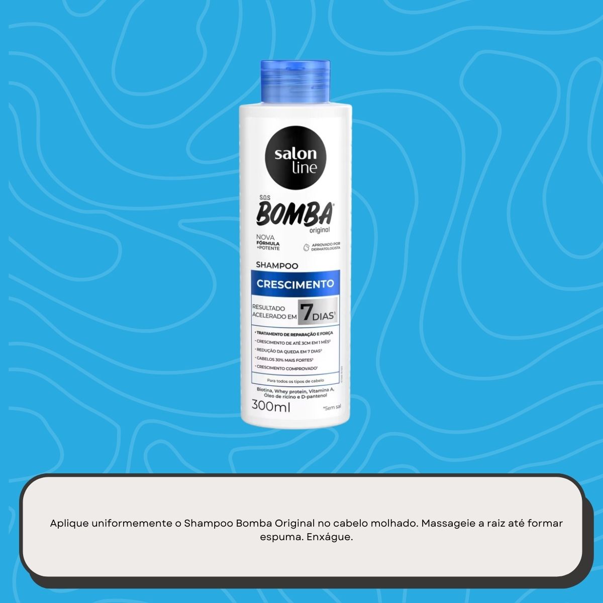 Shampoo Salon Line SOS Bomba Original 300 ml