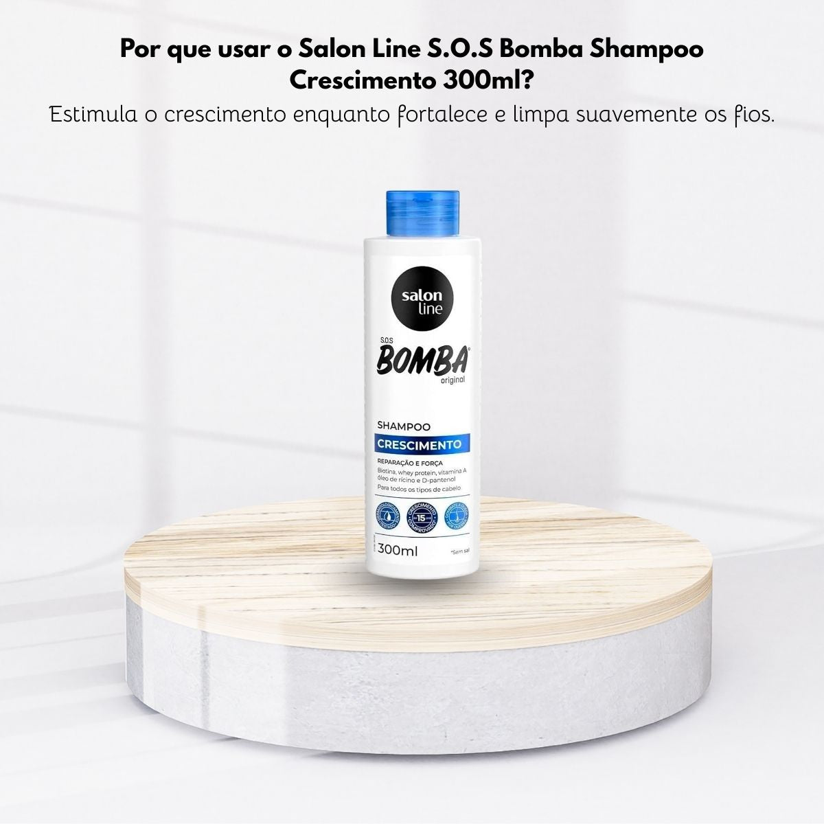 Shampoo Salon Line SOS Bomba Original 300 ml