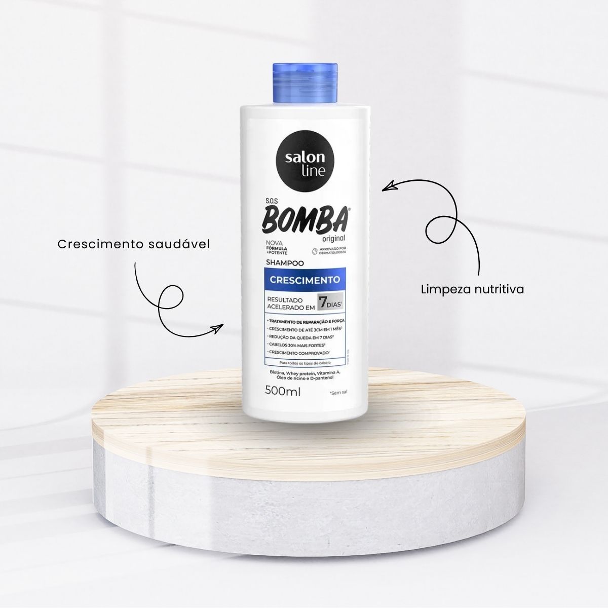 Shampoo Salon Line SOS Bomba Original 500 ml
