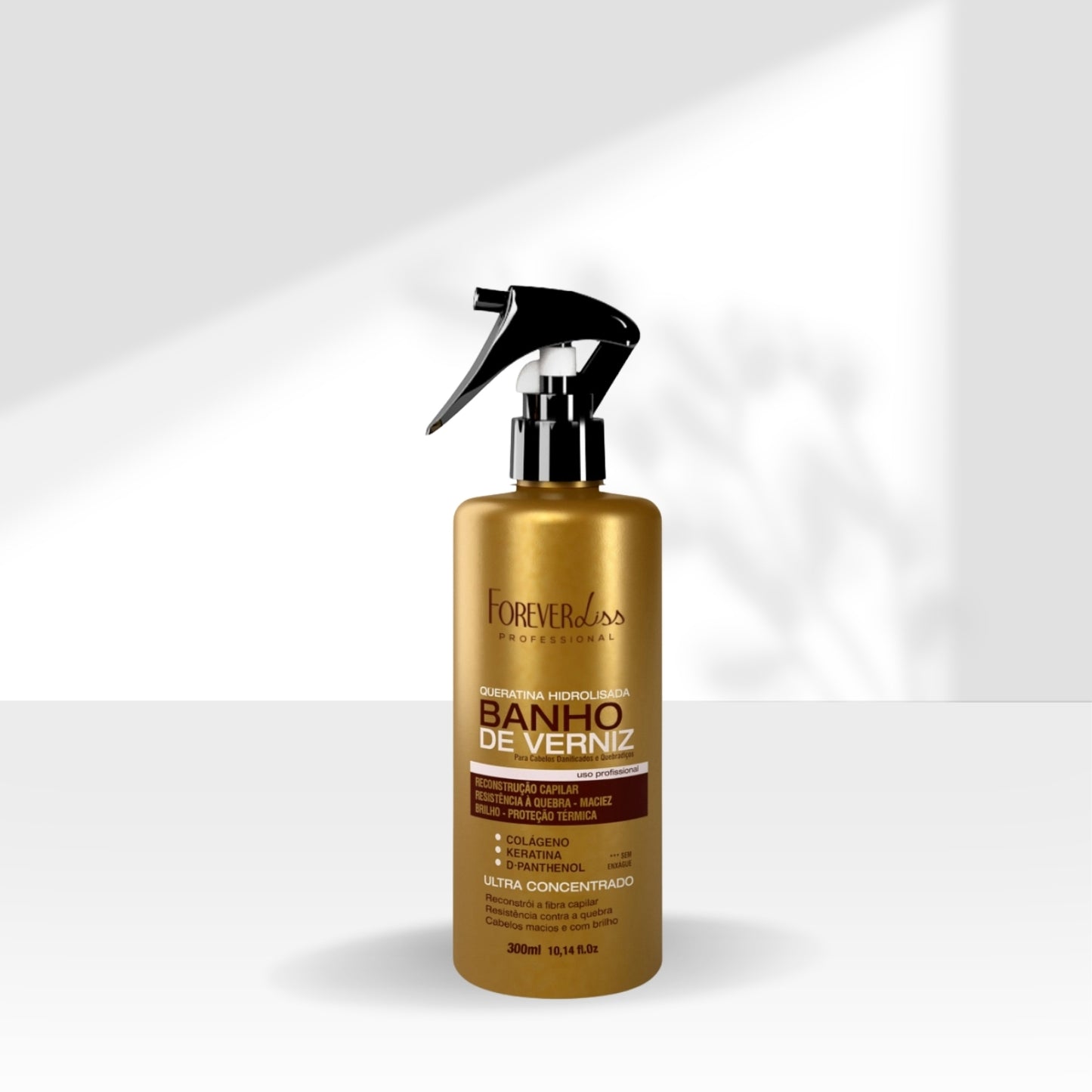 Leave-in Forever Liss Banho de Verniz Queratina 300 ml